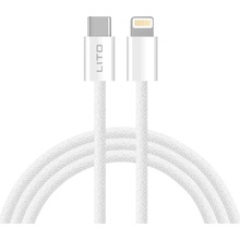 Lito LD04CL Type-C na Lightning Rychlé nabíjení 27W,2m bílý