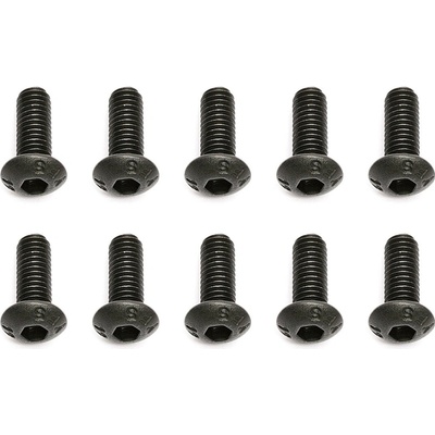 Associated M3x8 mm Skrutka s imbusouvou půlkulatou hlavou 10 ks