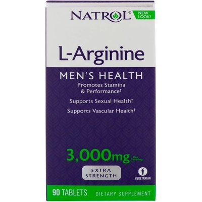 Natrol L-Arginine 3000 mg [90 Таблетки]