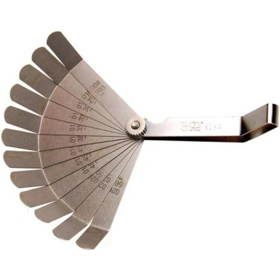 BGS Spárové měrky 0,08 ÷ 0,26“ Palcové vyhnuté 0,203 ÷ 0,66 mm BGS103184
