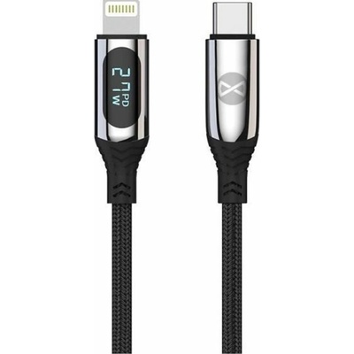 Forever GSM171011 USB-C/Lightning, 1m, černý