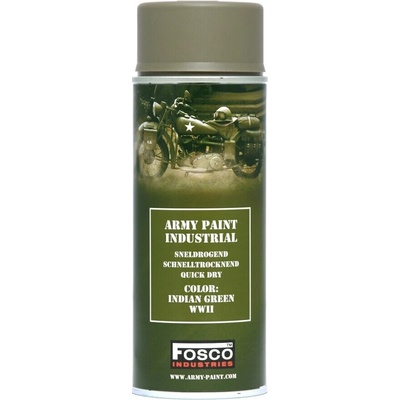 FOSCO Farba ARMY maskovacia v spreji 400 ml INDIAN GREEN WWII