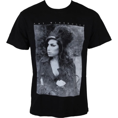 ROCK OFF тениска метална мъжки Amy Winehouse - Цвете Портрет - ROCK OFF - AMYTS02MB