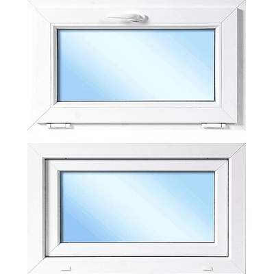 OknaDvereNaMiru.cz Plastové okno sklopné, bílá / bílá, 1000 x 400 mm