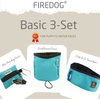 Firedog Basic 3-Set nylon baby modrý