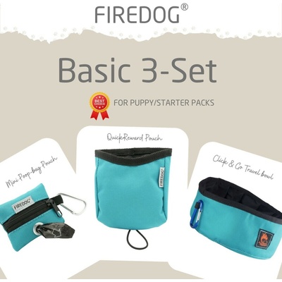 Firedog Basic 3-Set nylon baby modrý
