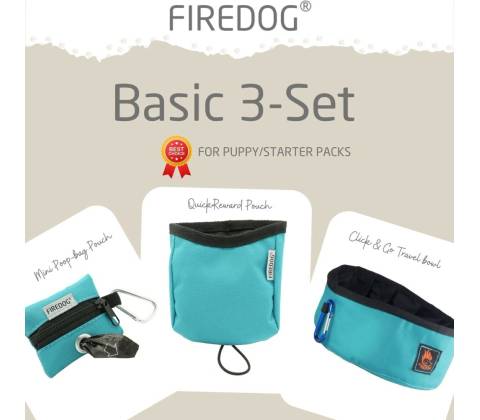 Firedog Basic 3-Set nylon baby modrý
