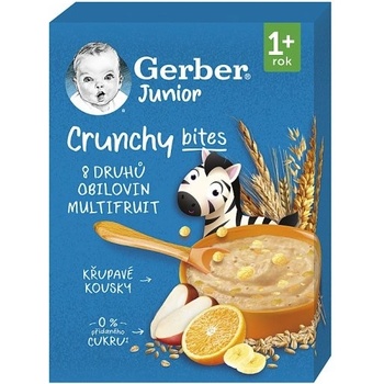 Gerber Junior nemléčná kaše ovocná s křupavými kousky 200 g