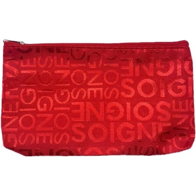 DIVINE cosmetics kozmetická taštička 19,5 cm červená