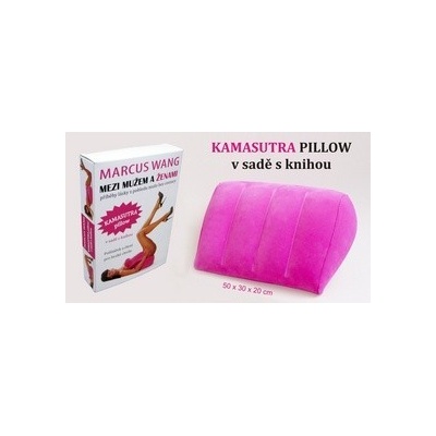 Kamasutra pillow v sadě s knihou Mezi mužem a ženami - Wang Marcus