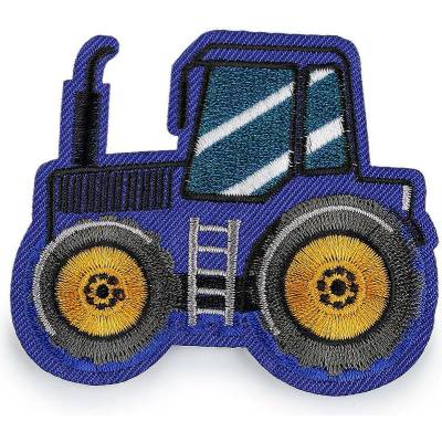 Nažehlovačka traktor Varianta: 3 modrá kobaltová, Balení: 10 ks