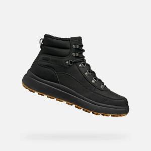 Geox Черни мъжки обувки до глезена Geox Granito + Grip B A Geox | Cheren | МЪЖЕ | 41