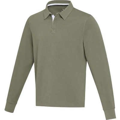 Clyde unisex ragbyová polo mikina Zelená