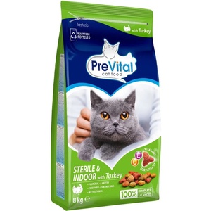 PreVital Стерилен и Вътрешен с Пуйка 8 кг