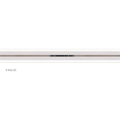 900RAL30 Al profil RAL 9010 k HALO s difúzerom pre LED