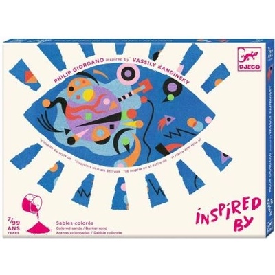DJECO - Творчески комплект за рисуване - Вдъхнови се от Василий Кандински (DJ09382)