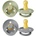 BIBS Залъгалки Bibs - Colour, 2 броя, 6-18 м, Sage/Cloud (120262)