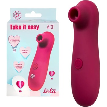 Стимулатор за клитор с 10 режима, компактен - Take It Easy Ace (9020-01LOLA)