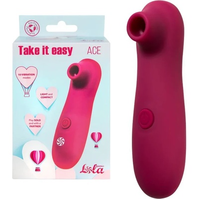 Стимулатор за клитор с 10 режима, компактен - Take It Easy Ace (9020-01LOLA)