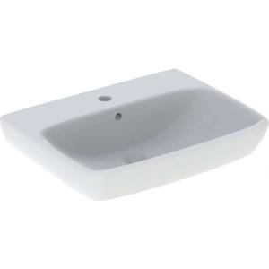 Geberit Selnova Square - Умивалник 65х48 см, с преливник, отвор за смесител, бял 500.299. 01.5 (500.299.01.5)