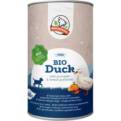 Farkaskonyha BIO dusené kačacie menu 400 g