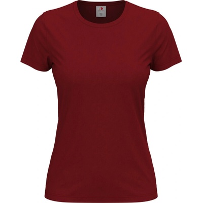 Stedman Tričko Classic T Fitted Women krátký rukáv dámské COT05260006600 bordeaux