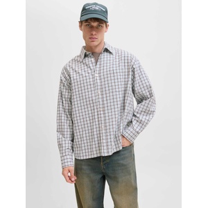 JACK & JONES Риза jormeadows oversized check shirt ls