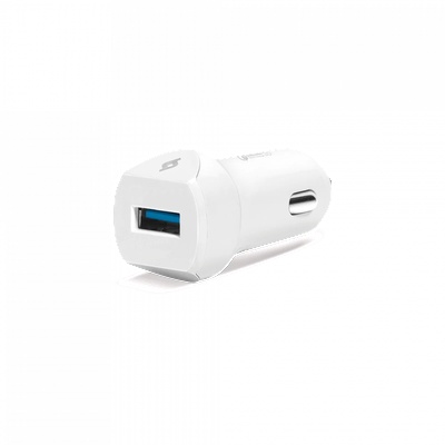 Ttec Адаптер за кола 12V ttec SmartCharger In-Car Charger USB-A 18W, QC 3.0 - Бяло