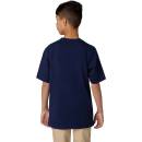 Fox Yth Checker Ss Tee Navy