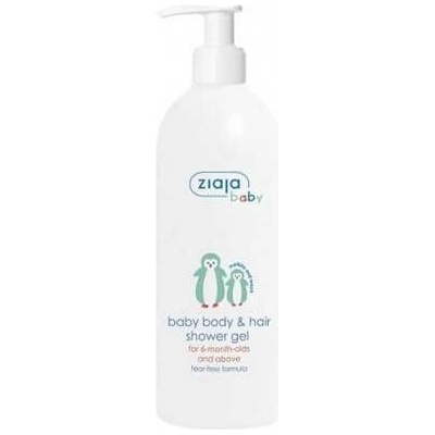 Ziaja Umývací gél na telo a vlasy pre deti Tučniak (Baby Body & Hair ) 400 ml