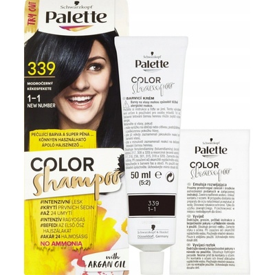 Schwarzkopf Palette Color Shampoo 339 modročierna