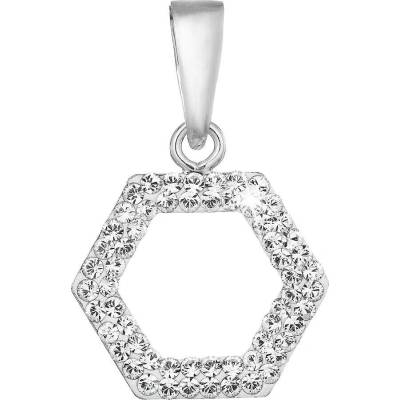 Evolution Group Pavona Stříbrný přívěsek s krystaly Swarovski 74073.1