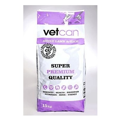 Vetcan Adult Lamb & Rice 15 kg