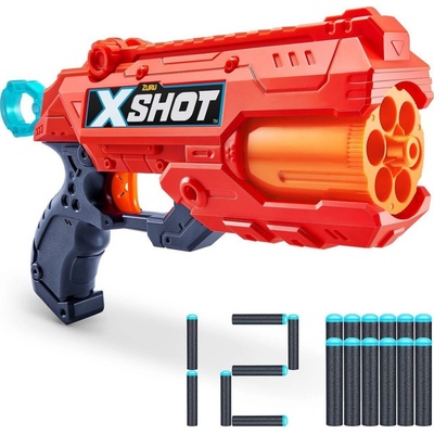X-SHOT Reflex 6 červená 12 nábojov