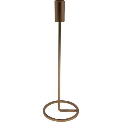 Home Styling Collection Minimalistický svícen na jednu svíčku, 31 cm zlatá