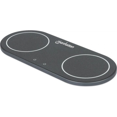 Manhattan 102209 зарядно за мобилни устройства Универсален Черен Променлив ток (AC) Безжично зареждане На закрито (102209)