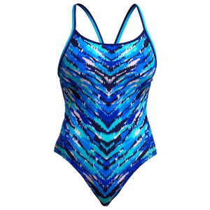 Funkita Дамски бански костюм Funkita Women's Diamond Back One Piece Swimsuit - Fur Seal - размер 42 (EU) (150-5659-1416)