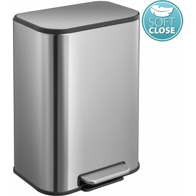 Sapho Odpadkový kôš 12 l, Soft Close, nerez mat DR102