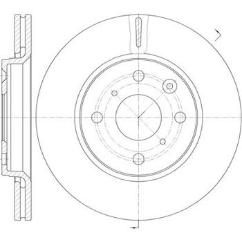 Brzdový kotúč REMSA 61003.10