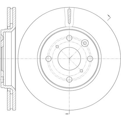 Brzdový kotúč REMSA 61003.10