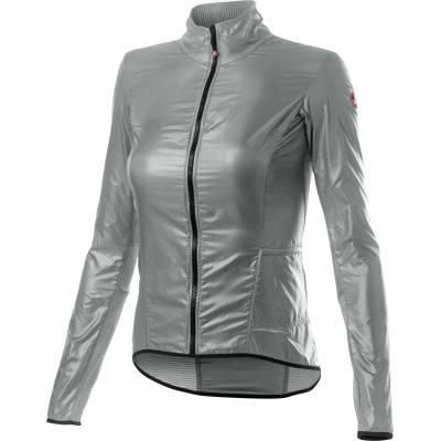 Castelli Дамско ветрозащитно яке за колоездене Castelli Women's Aria Shell Jacket Cycling jacket - Silver Grey (151-0318-0212)