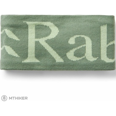 Rab Logo pletená dark fig green/fig green