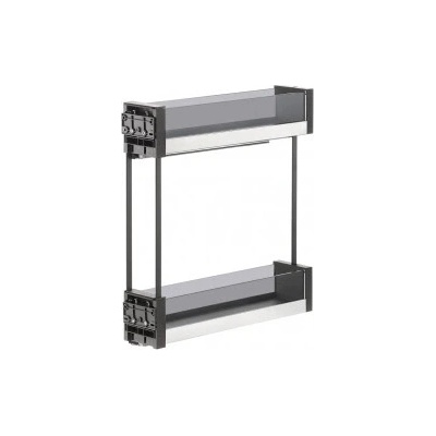 Vibo Essence boční kôš 150 mm sivá ľavá