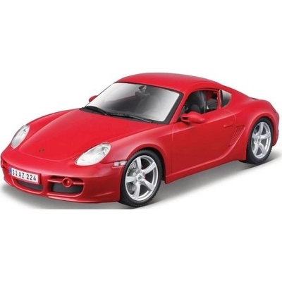 Maisto PORSCHE CAYMAN S červené 1:18