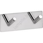 Bemeta Закачалка 11, 5x4, 5 см, неръждаема стомана, сребрист цвят (BD0055)