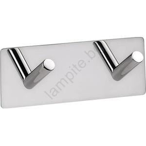 Bemeta Закачалка 11, 5x4, 5 см, неръждаема стомана, сребрист цвят (BD0055)