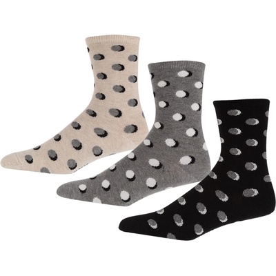 DKNY Чорапи DKNY Women's Madison Crew Socks - Blk/Gry