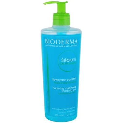 BIODERMA Sébium Gel Moussant With Pump почистващ гел за смесена кожа 500 ml за жени