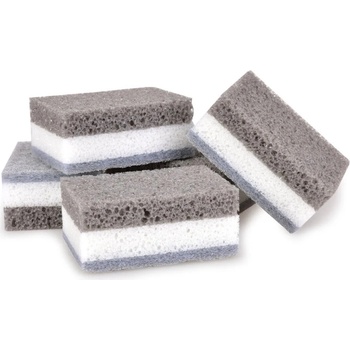 SHINEX univerzálne kuchynské hubky s drsnou stranou 5 ks