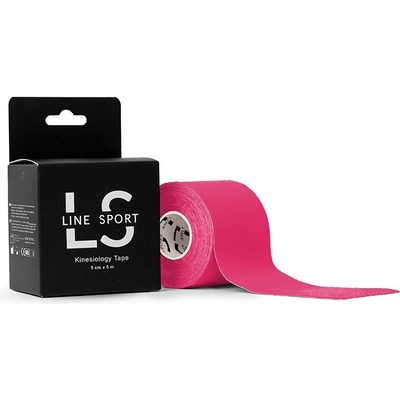 Line Sport Tape Kineziologický tejp ružová 5 cm x 5 m